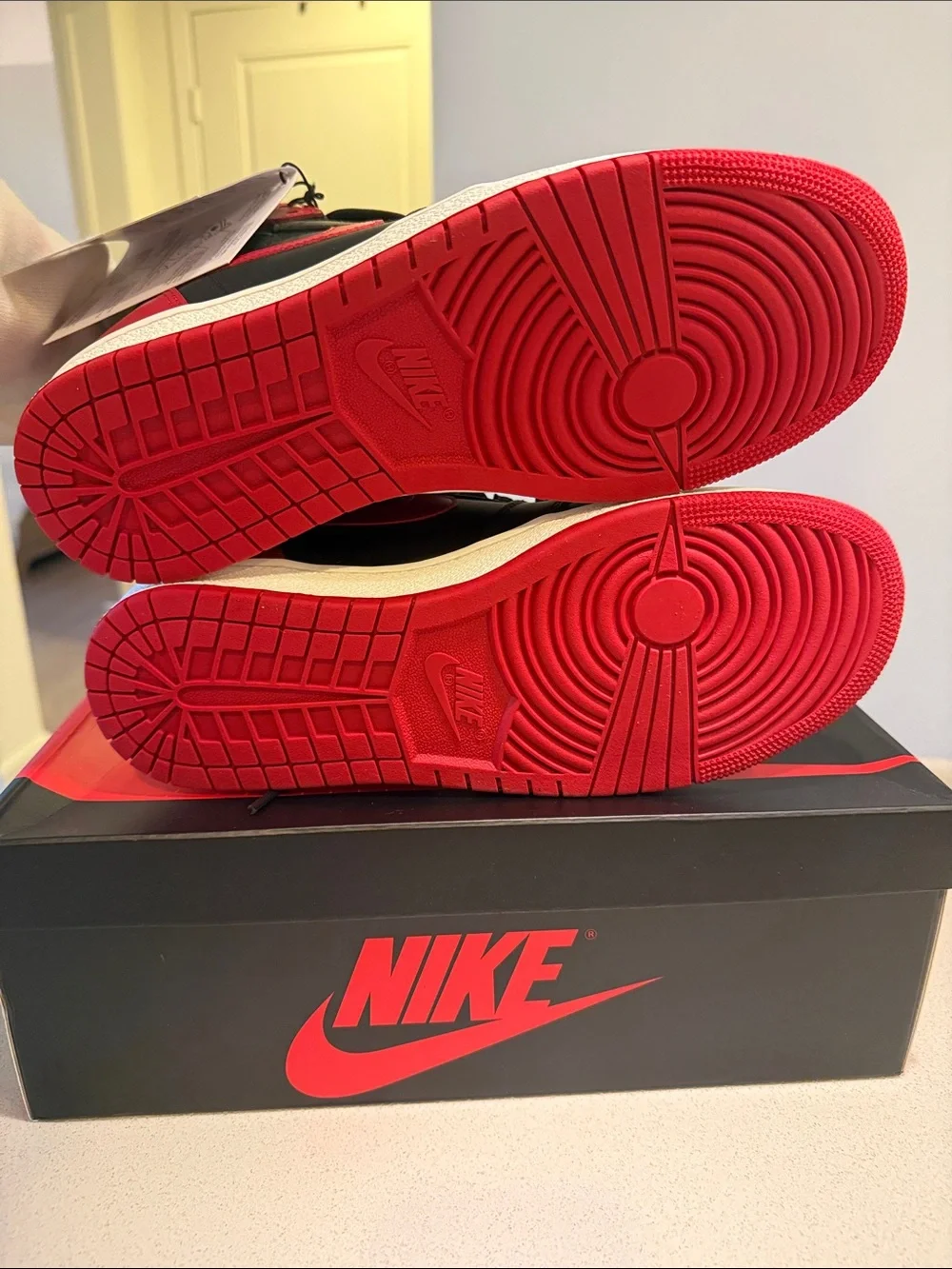 Jordan Air Jordan 1 High OG Black/Red Men's Sneakers